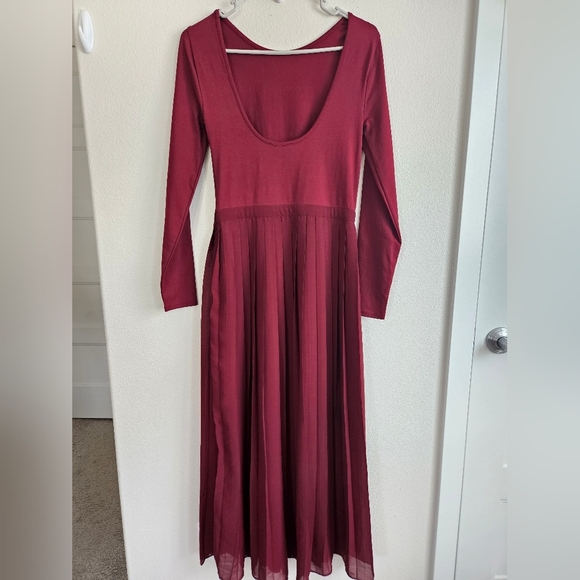 NEW!!! J.CREW Pleated Maxi Ballet Dress in Stretch Cotton Blend Size XS - Picture 5 of 9